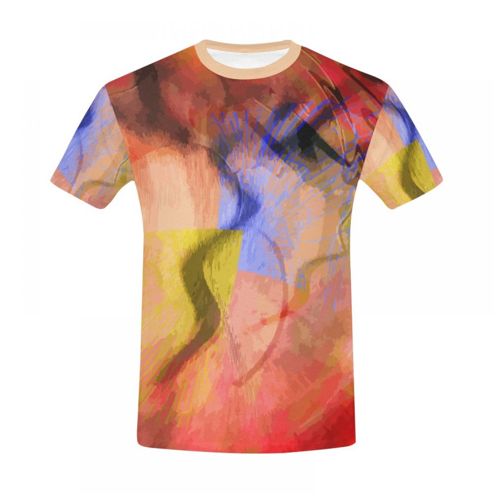 Men's Art Snake Island Tightrope Walk Short T-shirt