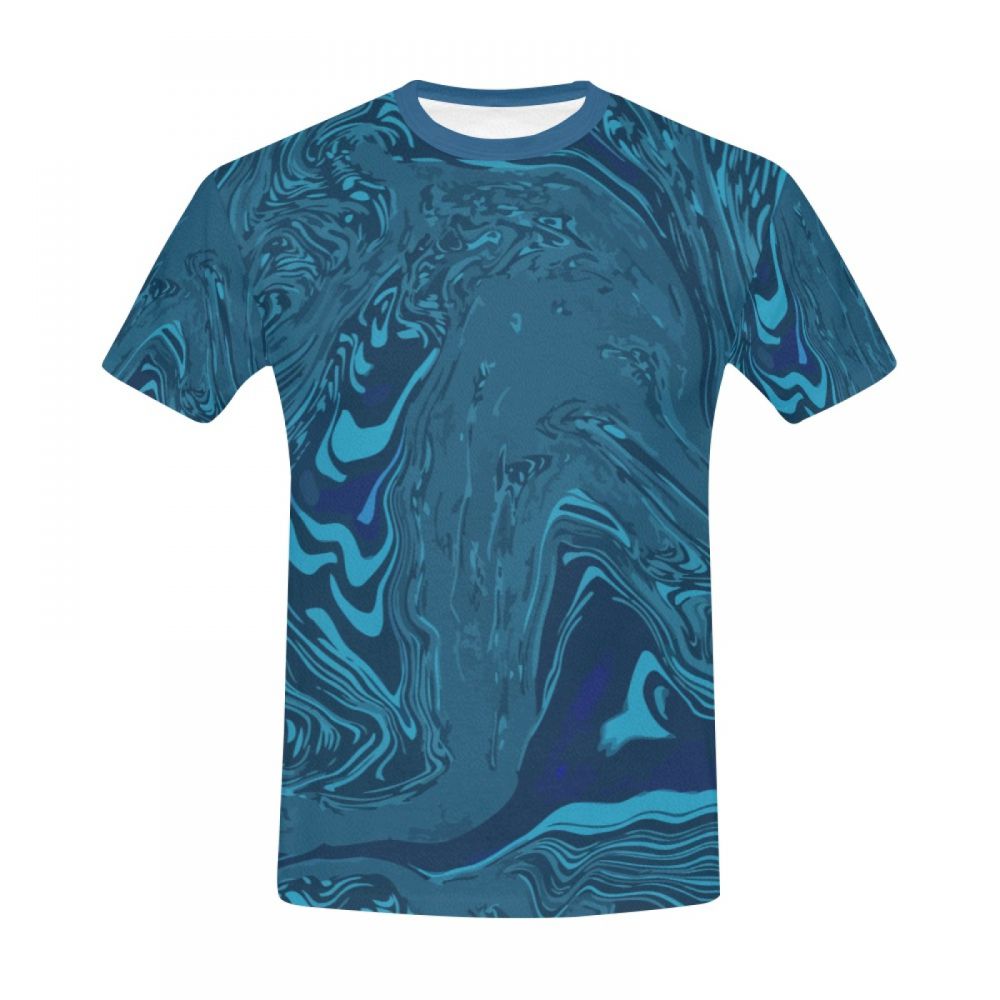 Men's Abstract Art Flow Short T-shirt