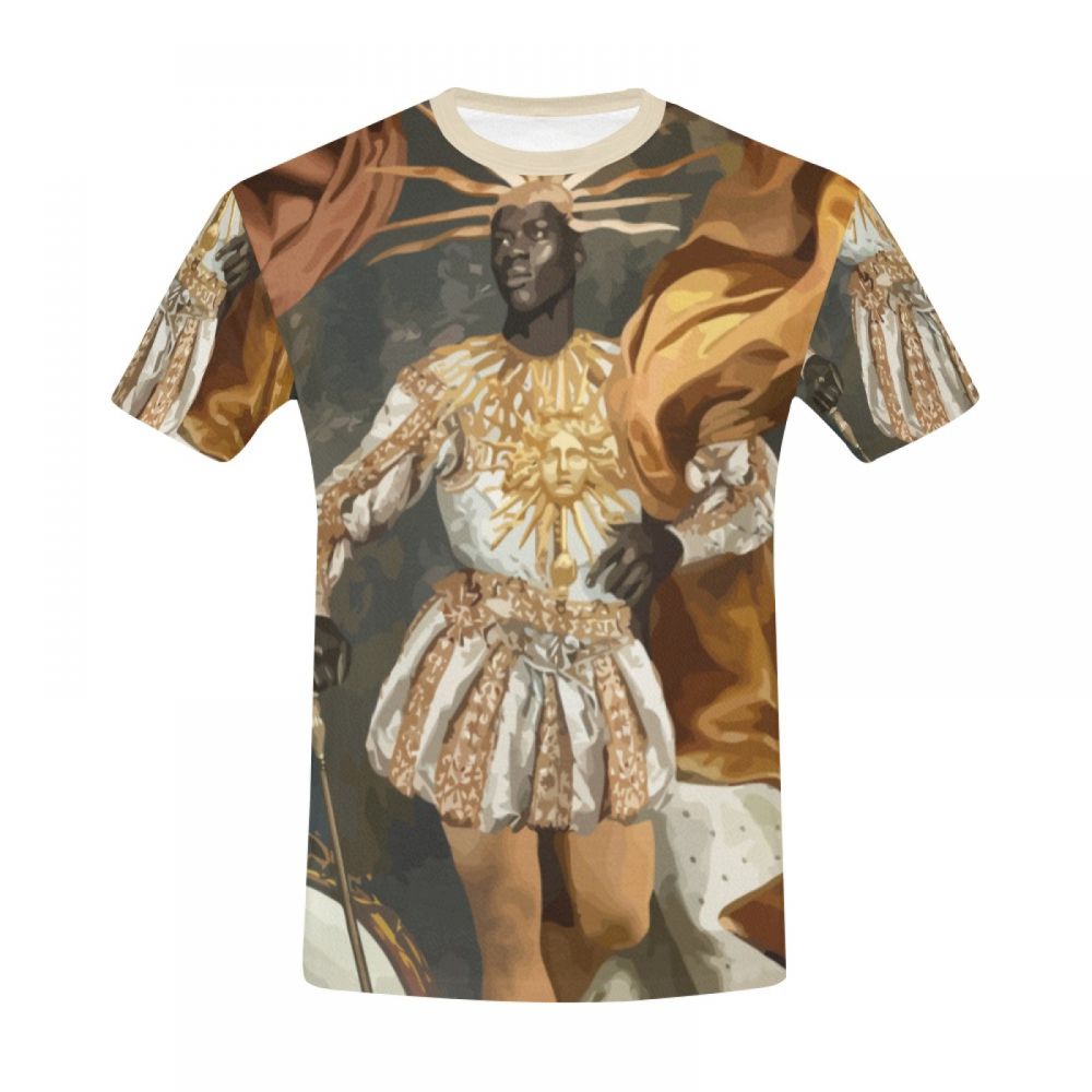 Men's Conceptual Art Dancing King Short T-shirt