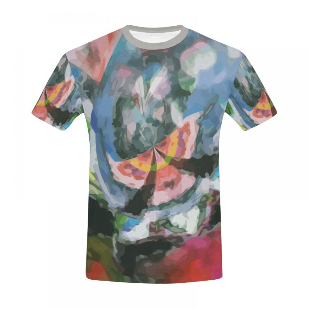 Men's Abstract Art Winged Goddess At The End Short T-shirt