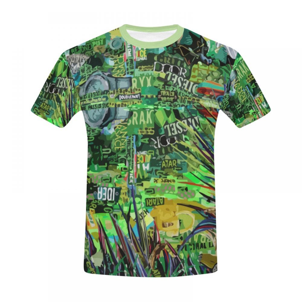 Men's Landscape Art Enchaanted Pond Short T-shirt