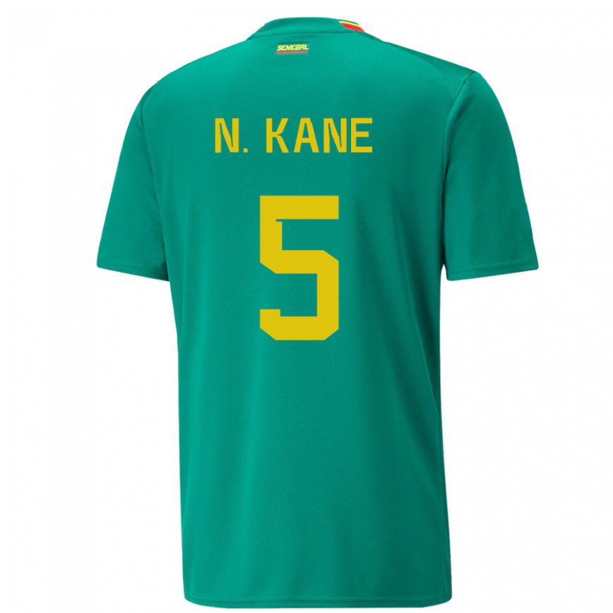 Men Senegal Ndeye Ndiaye Kane #5 Green Away Jersey 2022/23 T-shirt