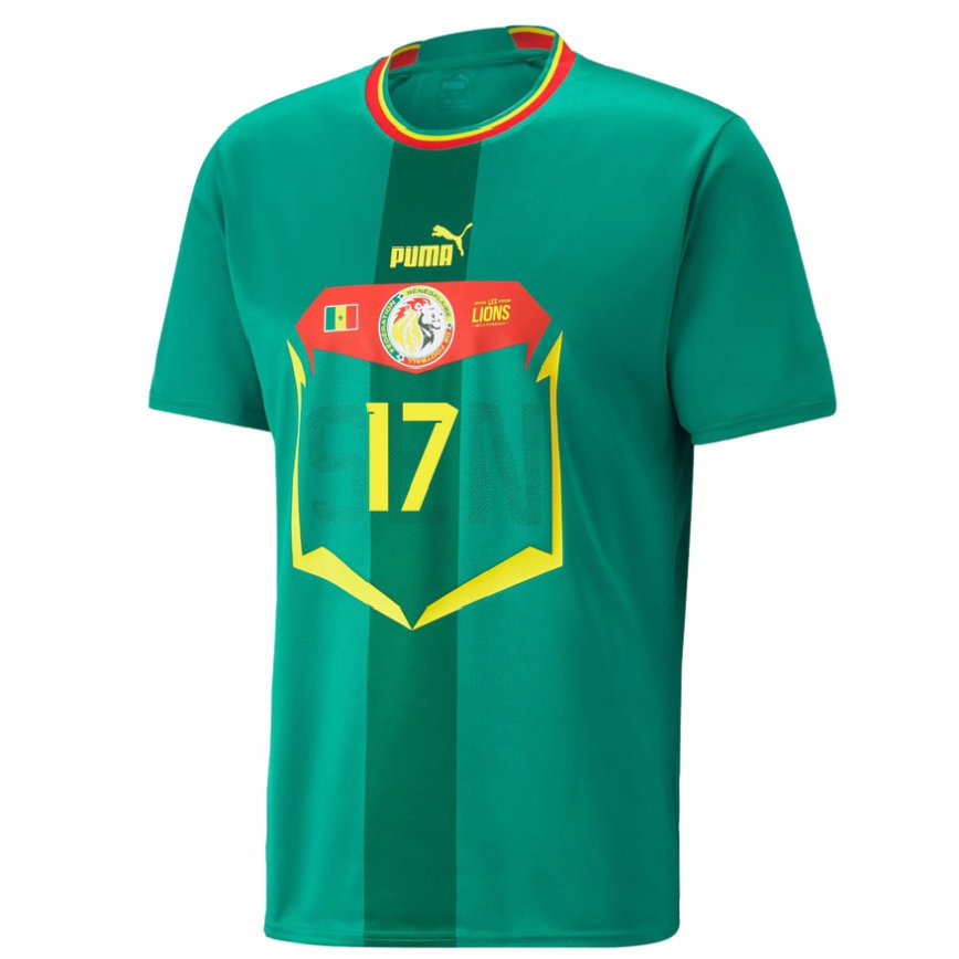 Men Senegal Hapsatou Malado Diallo #17 Green Away Jersey 2022/23 T-shirt