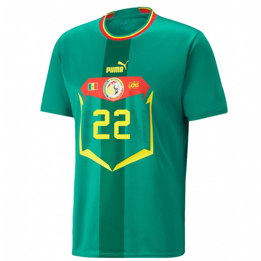 Men Senegal Gladys Irene Dacosta #22 Green Away Jersey 2022/23 T-shirt