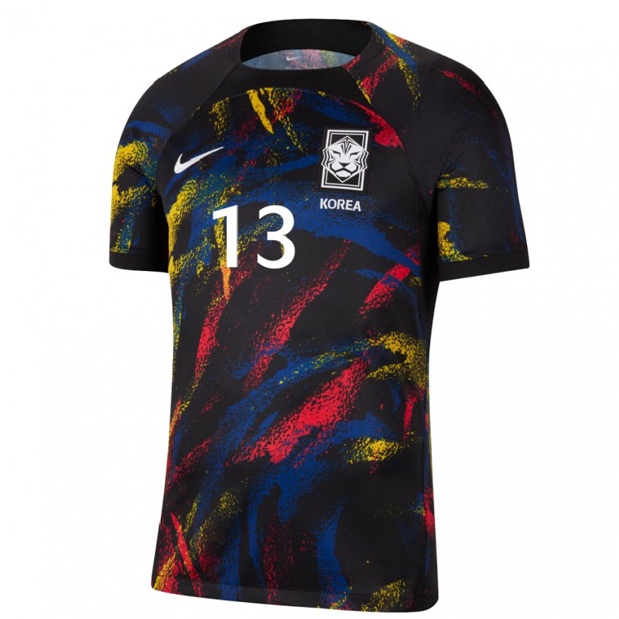 Men South Korea Lee Geum Min #13 Multicolor Away Jersey 2022/23 T-shirt