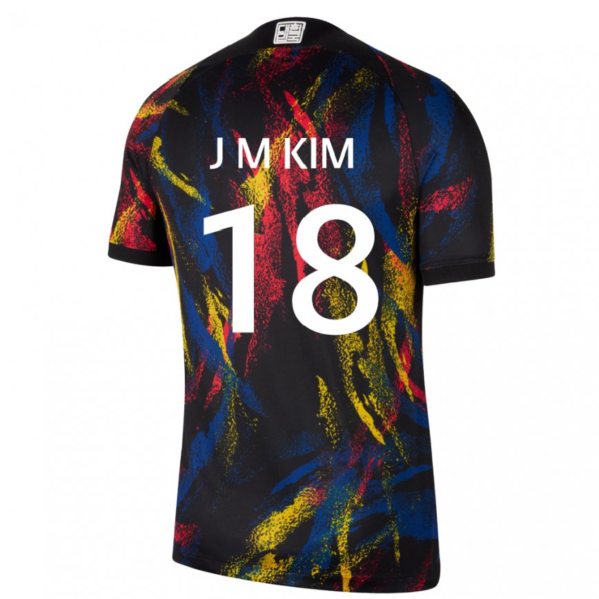 Men South Korea Kim Jung Mi #18 Multicolor Away Jersey 2022/23 T-shirt