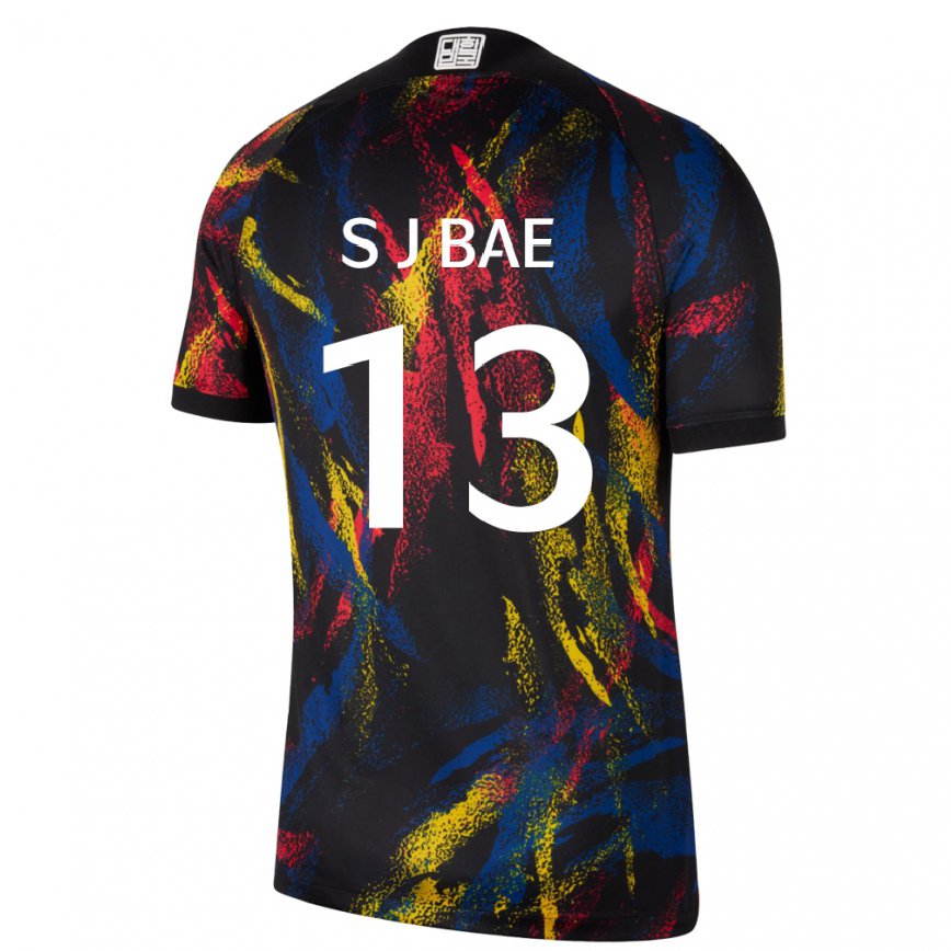 Men South Korea Bae Seo Joon #13 Multicolor Away Jersey 2022/23 T-shirt