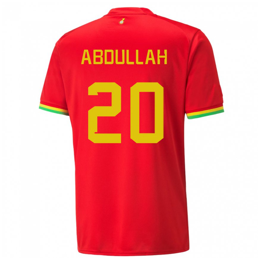 Men Ghana Razak Abdullah #20 Red Away Jersey 2022/23 T-shirt