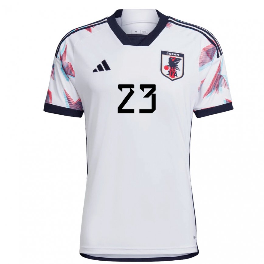 Men Japan Aoba Fujino #23 White Away Jersey 2022/23 T-shirt