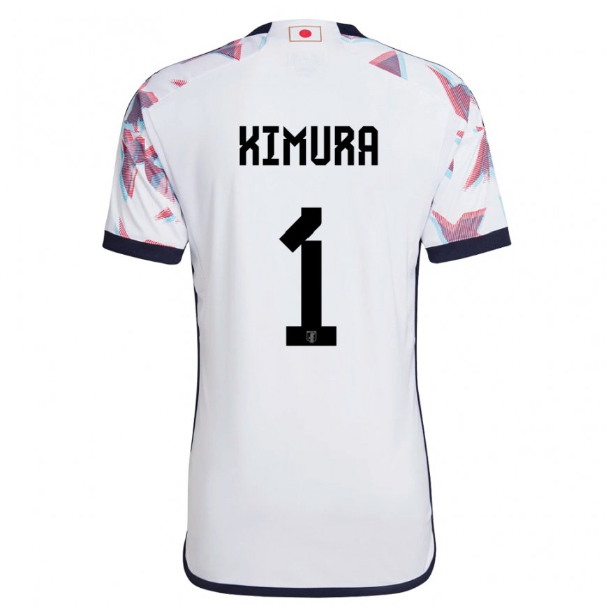 Men Japan Ryoya Kimura #1 White Away Jersey 2022/23 T-shirt