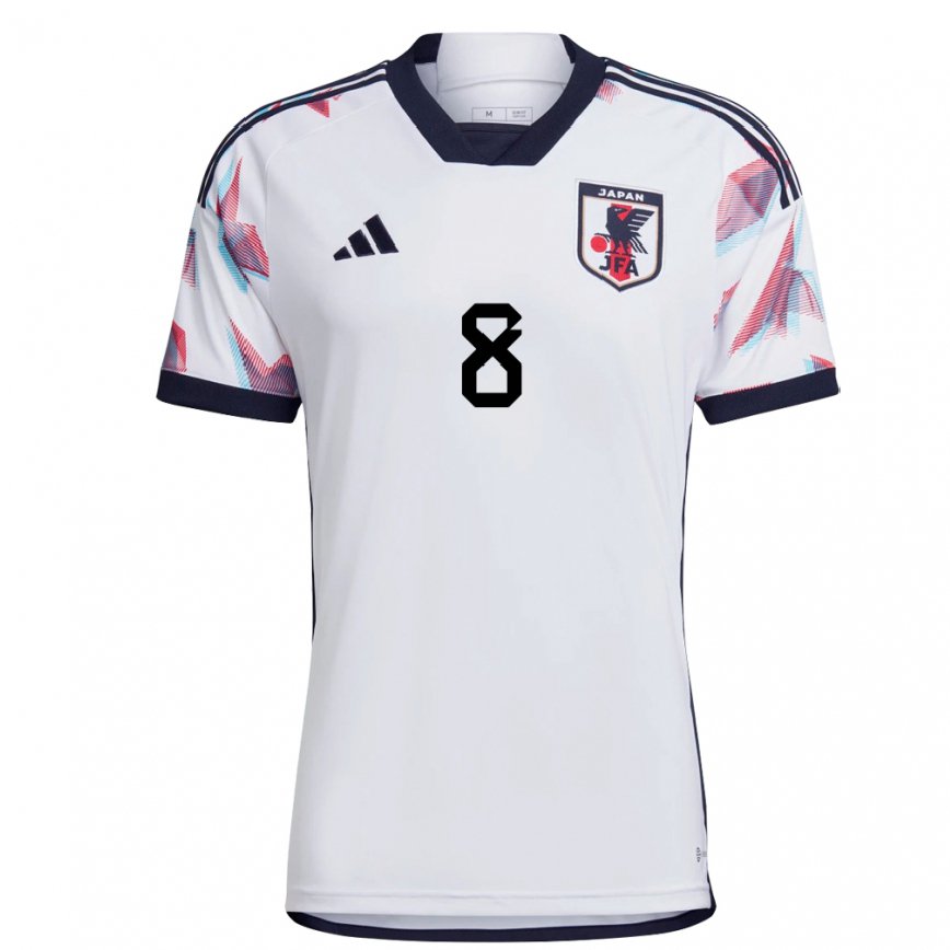 Men Japan Ryo Tokunaga #8 White Away Jersey 2022/23 T-shirt
