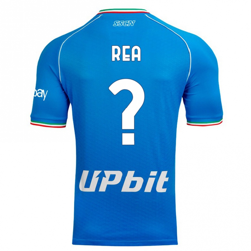 Men  Roberto Rea #0 Sky Blue Home Jersey 2023/24 T-Shirt