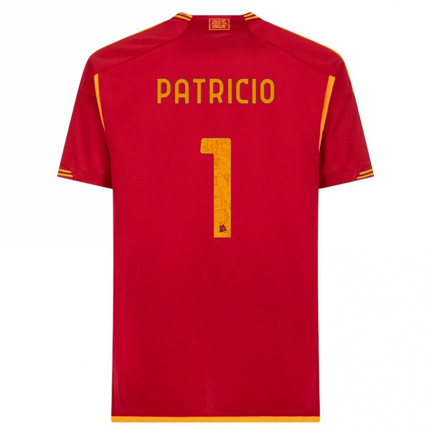 Men  Rui Patricio #1 Red Home Jersey 2023/24 T-Shirt