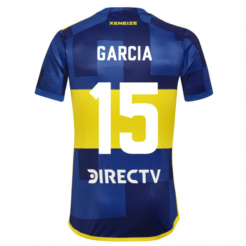 Men  Ramiro Garcia #15 Dark Blue Yellow Home Jersey 2023/24 T-Shirt