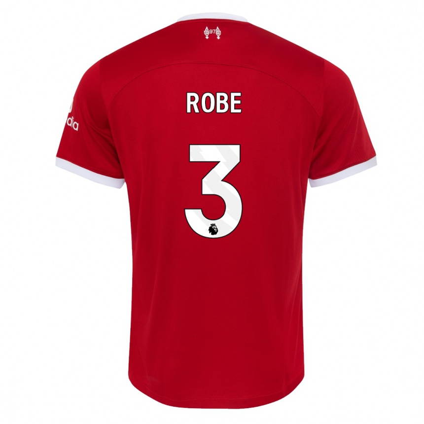 Women  Leighanne Robe #3 Red Home Jersey 2023/24 T-Shirt