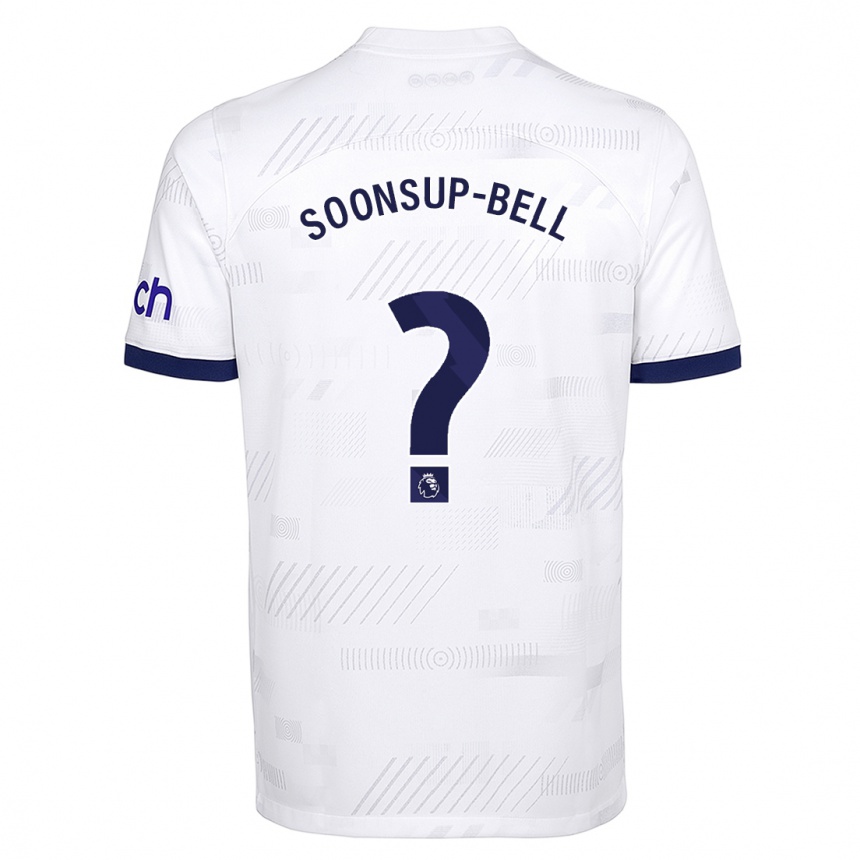 Women  Jude Soonsup-Bell #0 White Home Jersey 2023/24 T-Shirt
