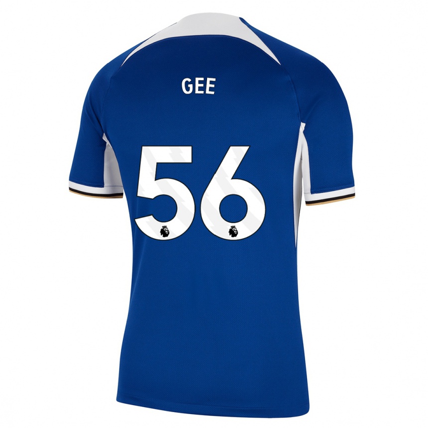 Women  Billy Gee #56 Blue Home Jersey 2023/24 T-Shirt