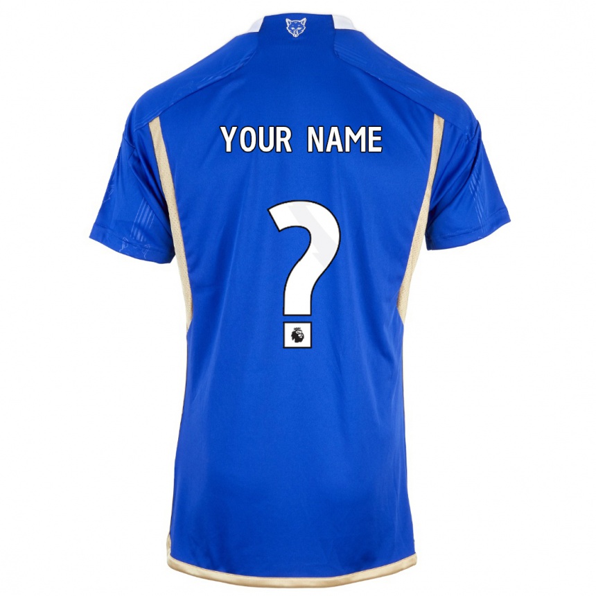 Women  Your Name #0 Royal Blue Home Jersey 2023/24 T-Shirt