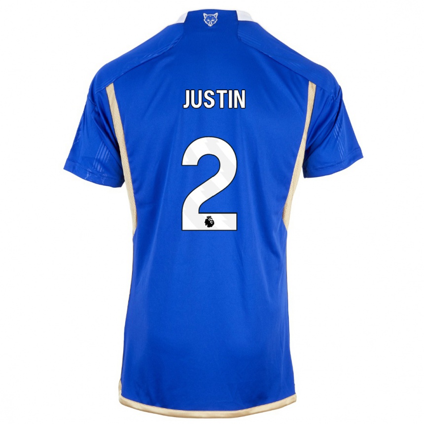 Women  James Justin #2 Royal Blue Home Jersey 2023/24 T-Shirt