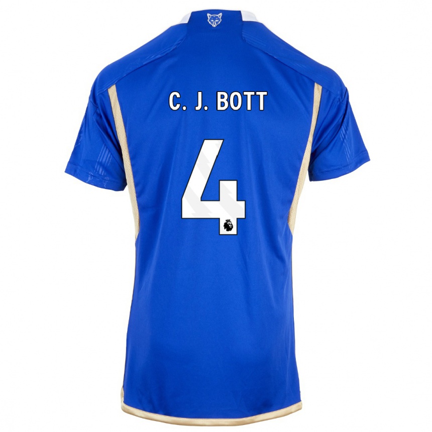 Women  C. J. Bott #4 Royal Blue Home Jersey 2023/24 T-Shirt