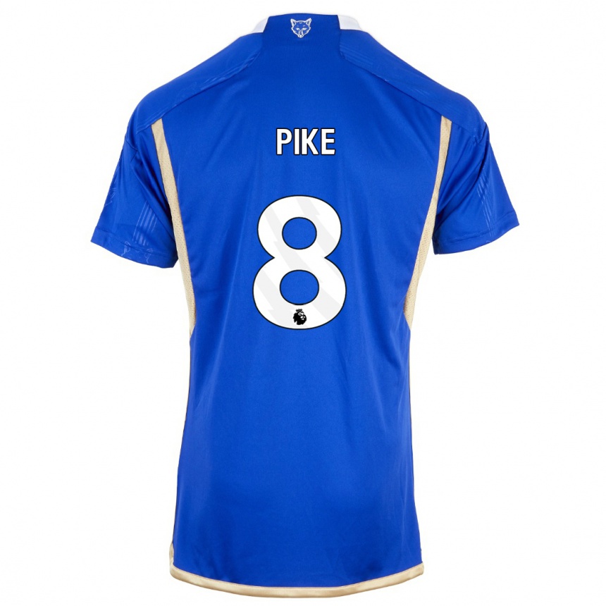 Women  Molly Pike #8 Royal Blue Home Jersey 2023/24 T-Shirt