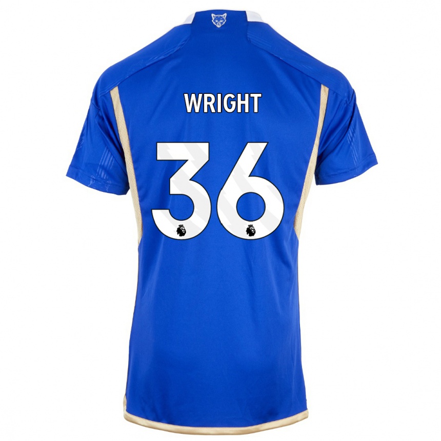 Women  Callum Wright #36 Royal Blue Home Jersey 2023/24 T-Shirt