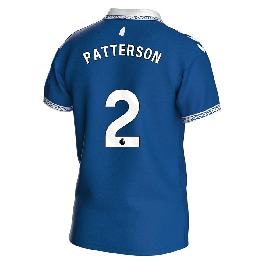 Women  Nathan Patterson #2 Royal Blue Home Jersey 2023/24 T-Shirt
