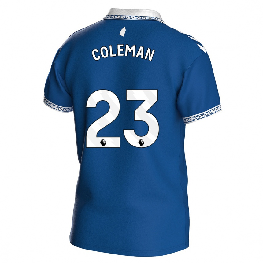 Women  Seamus Coleman #23 Royal Blue Home Jersey 2023/24 T-Shirt