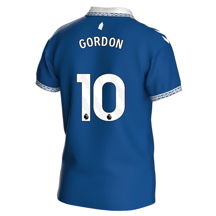 Women  Anthony Gordon #10 Royal Blue Home Jersey 2023/24 T-Shirt