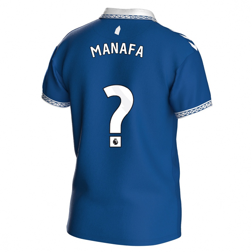 Women  Saja Manafa #0 Royal Blue Home Jersey 2023/24 T-Shirt
