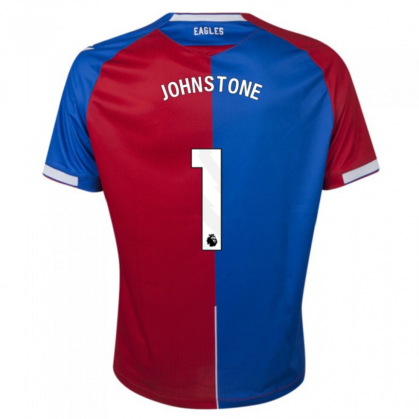 Women  Sam Johnstone #1 Red Blue Home Jersey 2023/24 T-Shirt
