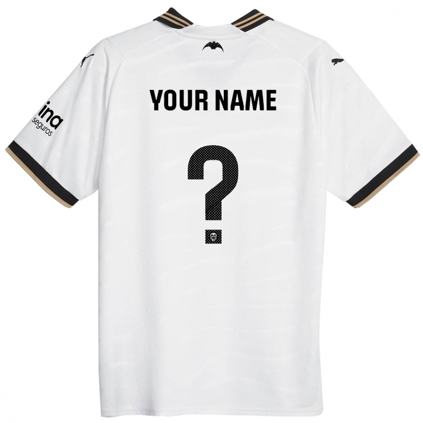 Women  Your Name #0 White Home Jersey 2023/24 T-Shirt