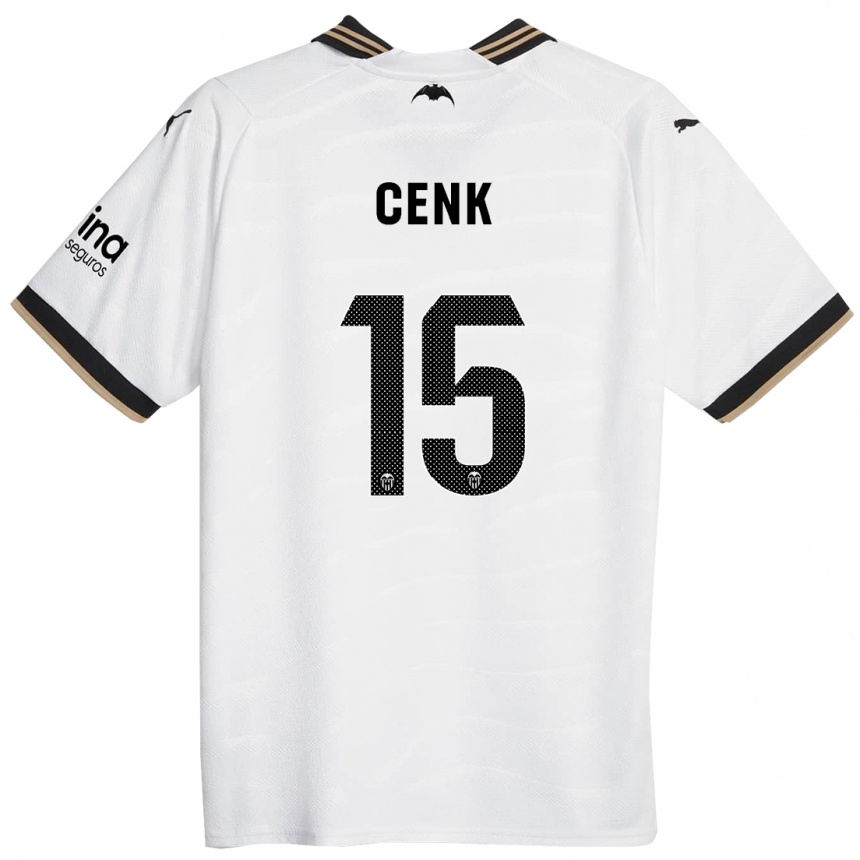 Women  Cenk Ozkacar #15 White Home Jersey 2023/24 T-Shirt