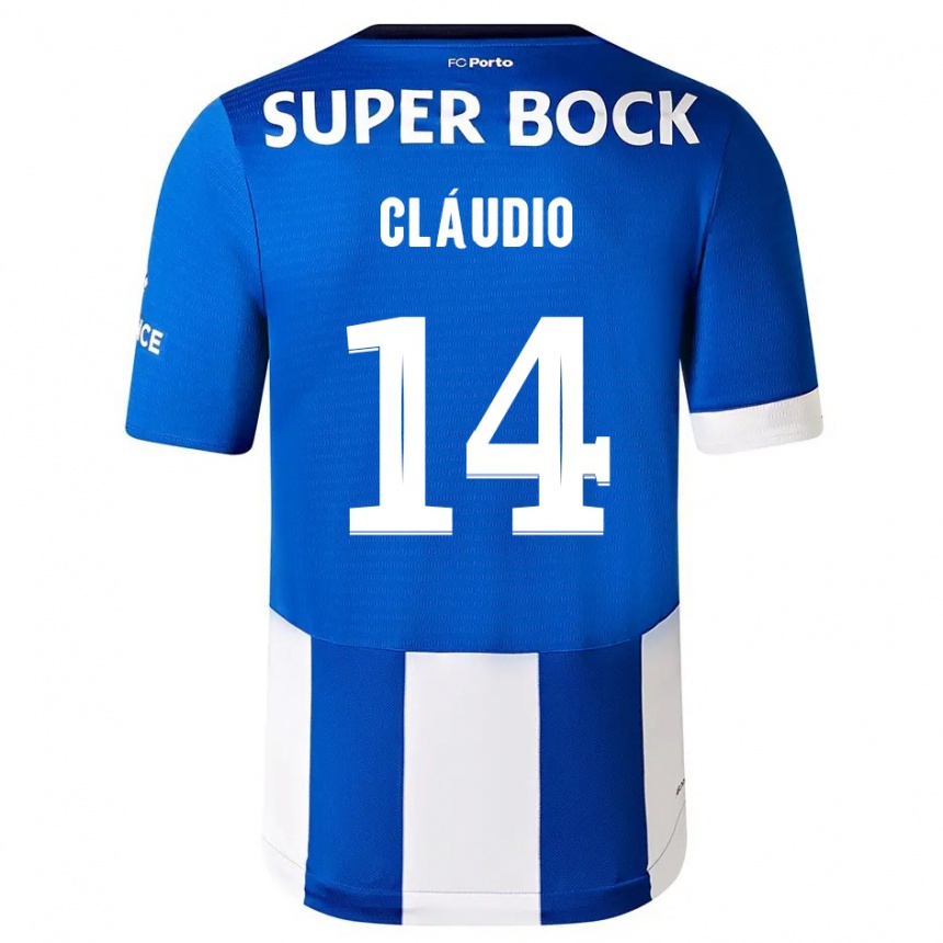 Women  Claudio Ramos #14 Blue White Home Jersey 2023/24 T-Shirt