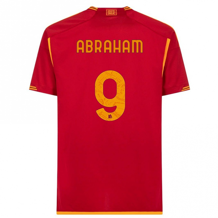 Women  Tammy Abraham #9 Red Home Jersey 2023/24 T-Shirt