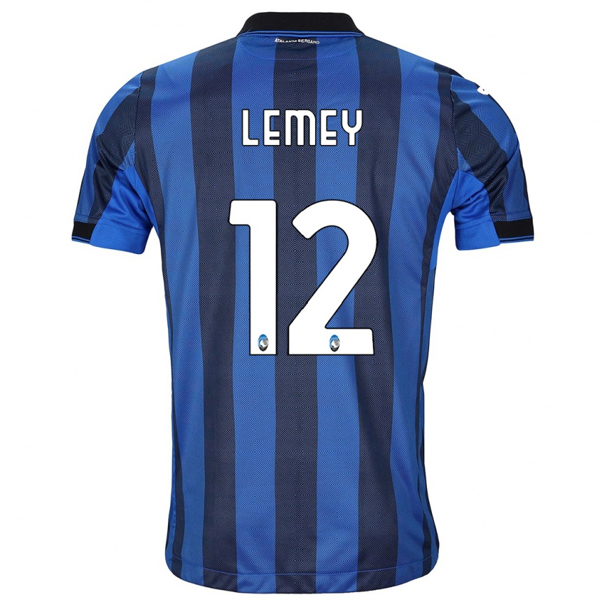 Women  Diede Lemey #12 Black Blue Home Jersey 2023/24 T-Shirt