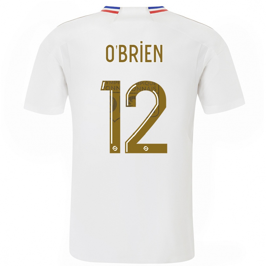 Women  Jake O'brien #12 White Home Jersey 2023/24 T-Shirt