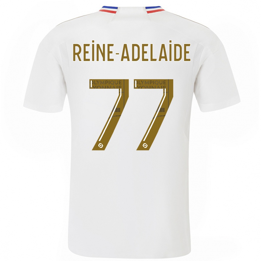 Women  Jeff Reine-Adelaide #77 White Home Jersey 2023/24 T-Shirt