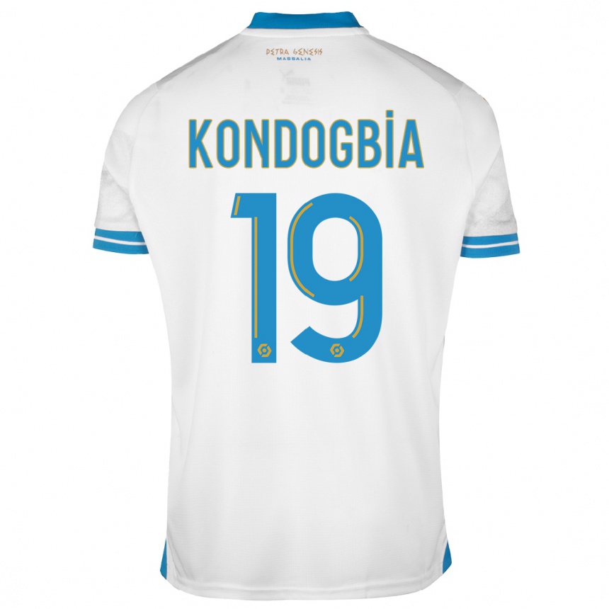 Women  Geoffrey Kondogbia #19 White Home Jersey 2023/24 T-Shirt