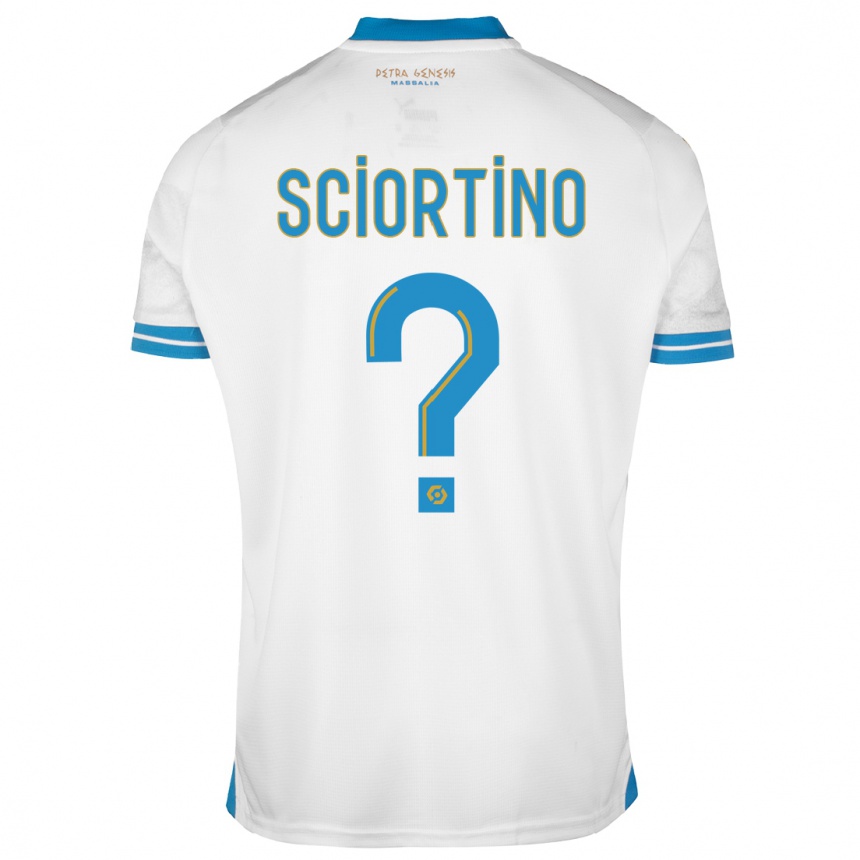 Women  Paolo Sciortino #0 White Home Jersey 2023/24 T-Shirt