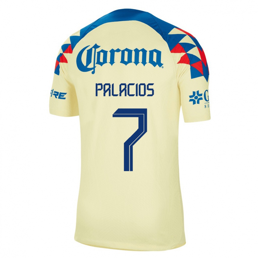 Women  Kiana Palacios #7 Yellow Home Jersey 2023/24 T-Shirt