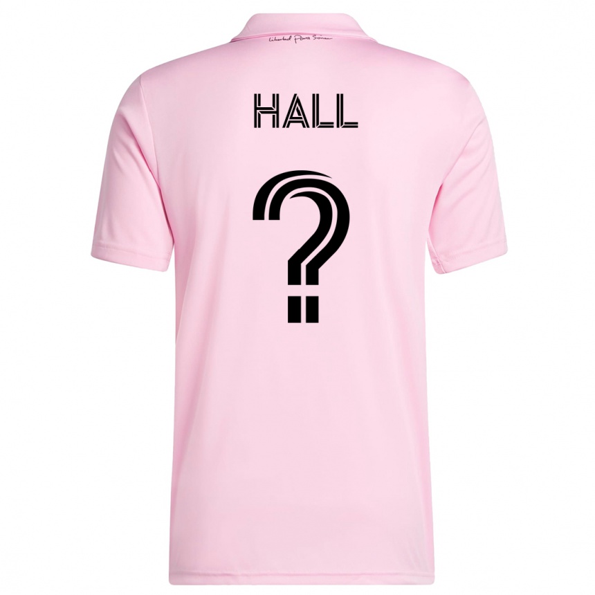 Women  Tyler Hall #0 Pink Home Jersey 2023/24 T-Shirt