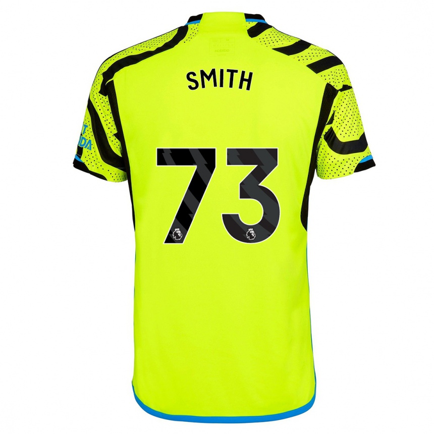 Women  Tom Smith #73 Yellow Away Jersey 2023/24 T-Shirt