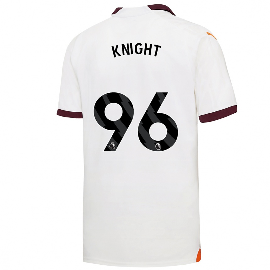 Women  Ben Knight #96 White Away Jersey 2023/24 T-Shirt