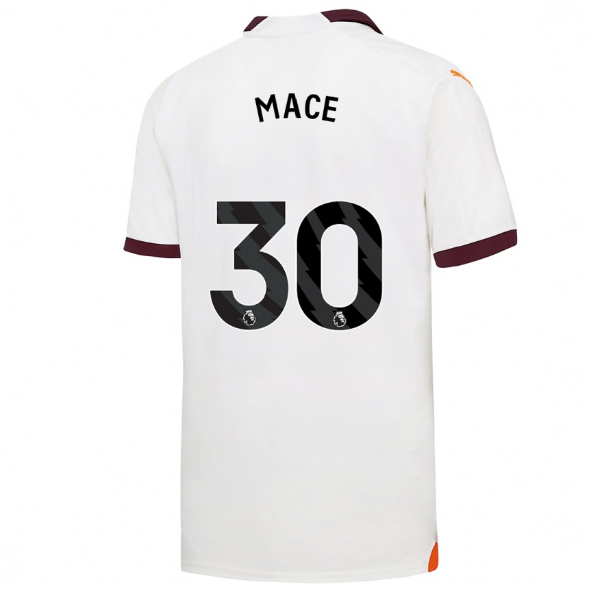Women  Ruby Mace #30 White Away Jersey 2023/24 T-Shirt