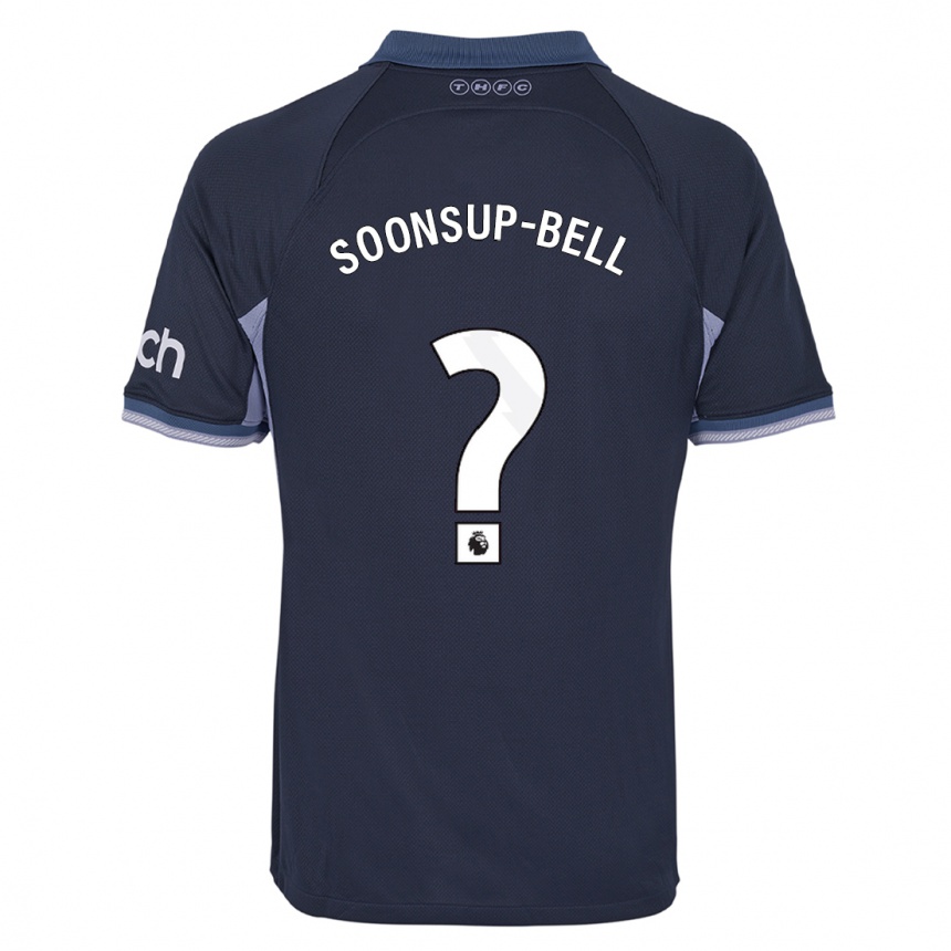 Women  Jude Soonsup-Bell #0 Dark Blue Away Jersey 2023/24 T-Shirt