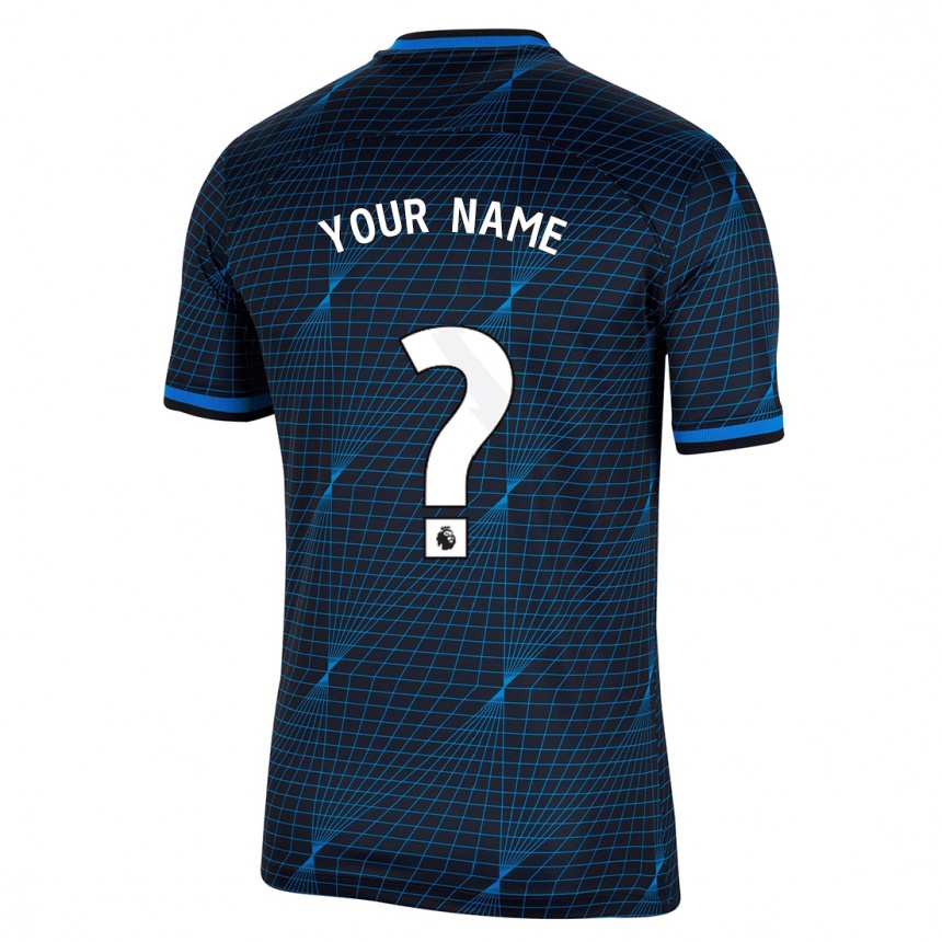 Women  Your Name #0 Dark Blue Away Jersey 2023/24 T-Shirt