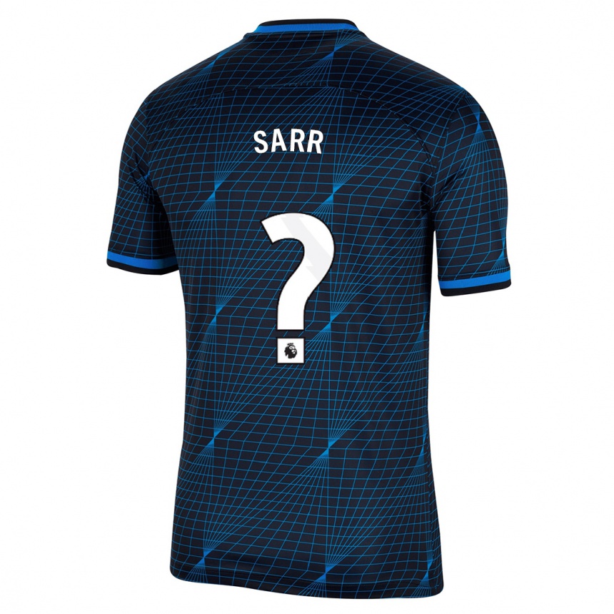 Women  Malang Sarr #0 Dark Blue Away Jersey 2023/24 T-Shirt