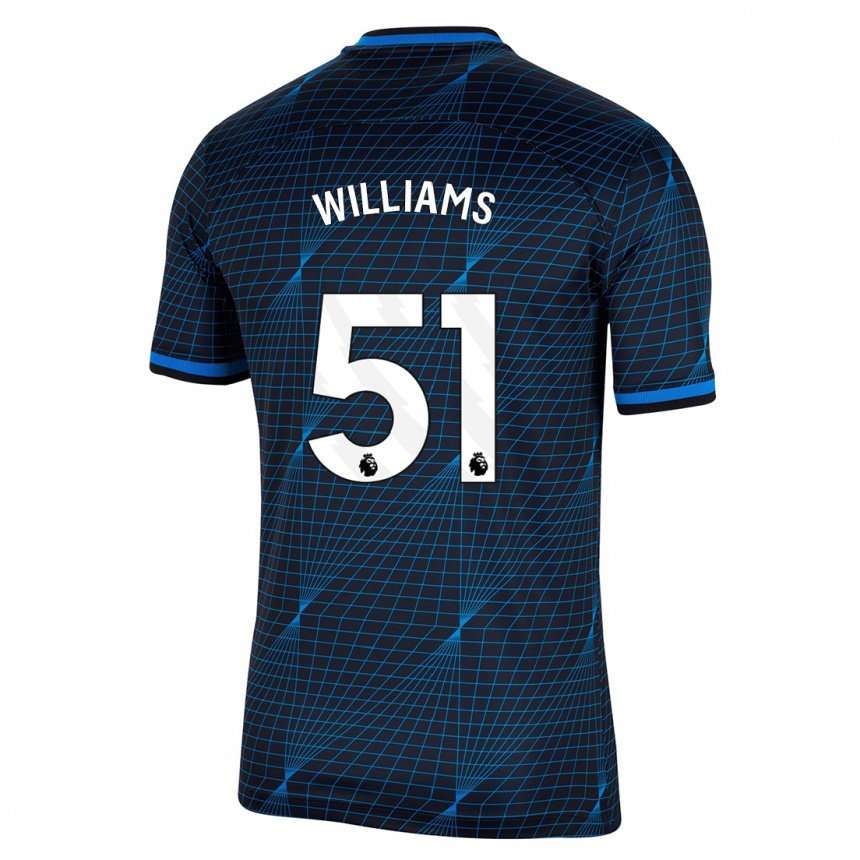 Women  Dylan Williams #51 Dark Blue Away Jersey 2023/24 T-Shirt