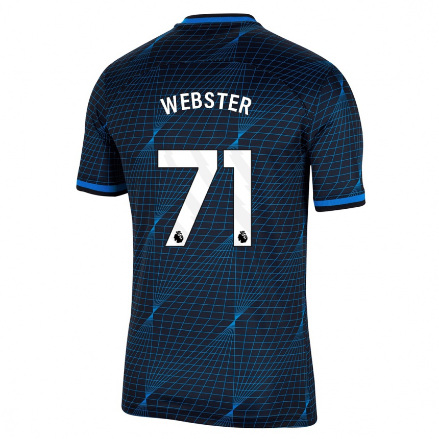 Women  Charlie Webster #71 Dark Blue Away Jersey 2023/24 T-Shirt
